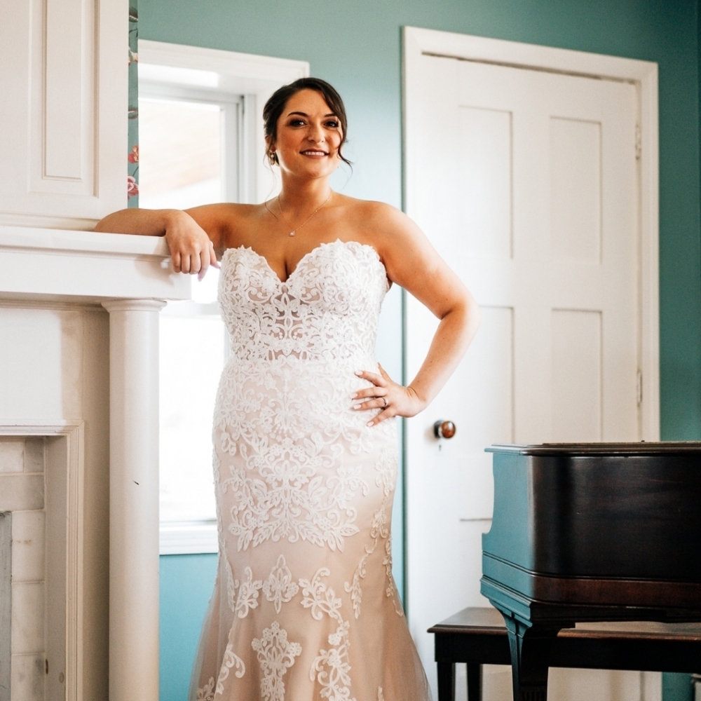 Stella york wedding dress 6050 sz 16 street sz 12